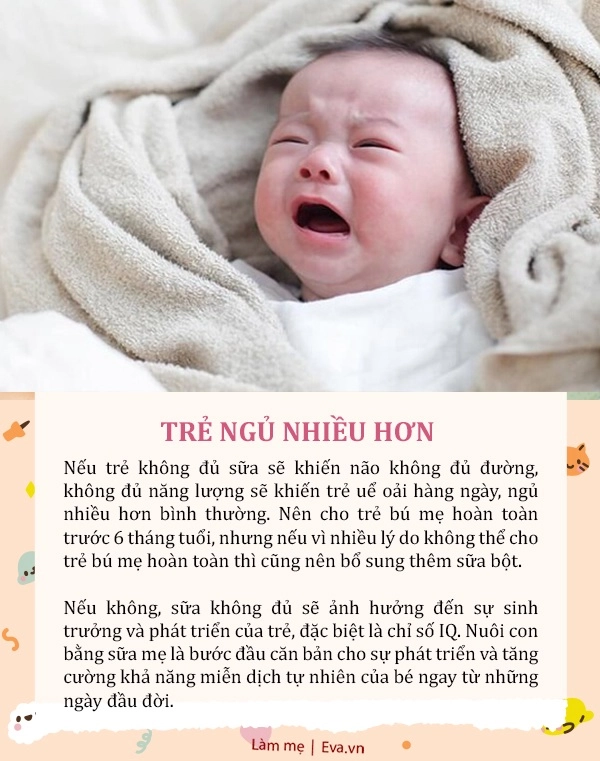 5 tín hiệu bé bú không đủ no nhận biết sớm để không cản đà con lớn lên - 7