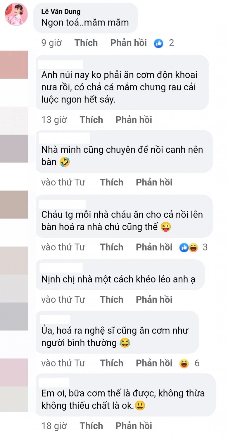 anh núi xuân bắc khoe bữa cơm thịnh soạn cho cả nồi lên bàn vân dung xuýt xoa khen - 3