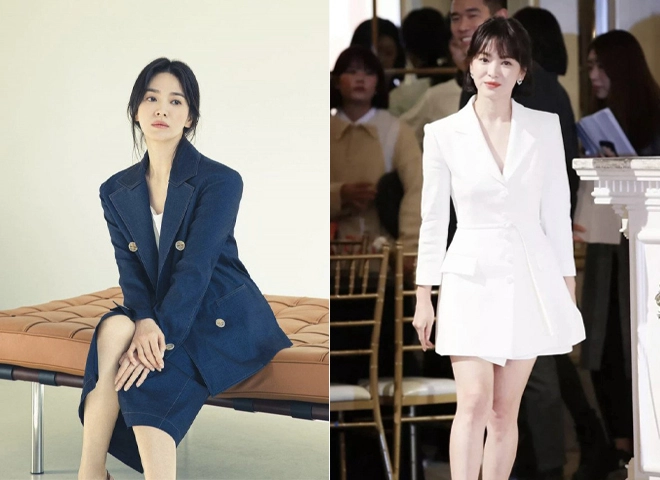 bà hoàng blazer gọi tên chị đẹp song hye kyo diện mãi một kiểu áo vẫn ghi điểm tuyệt đối - 9