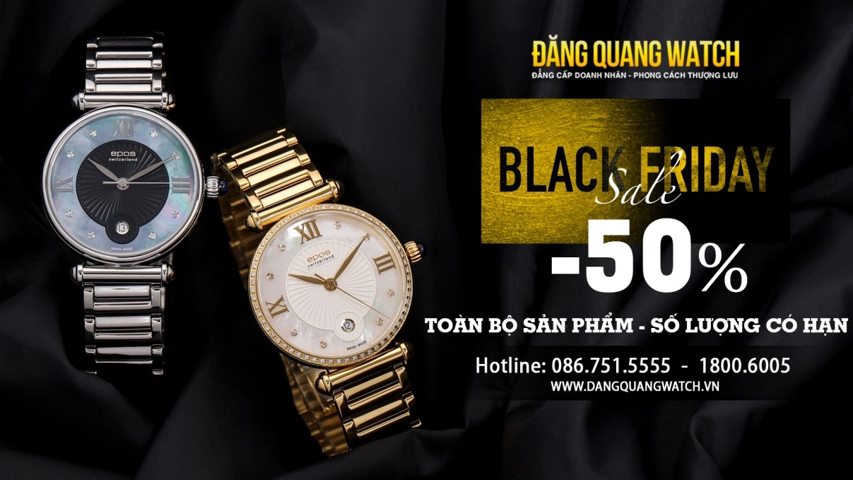 Black friday 2022 siêu bão giảm giá lớn nhất trong năm lên đến 50 tại đăng quang watch - 1