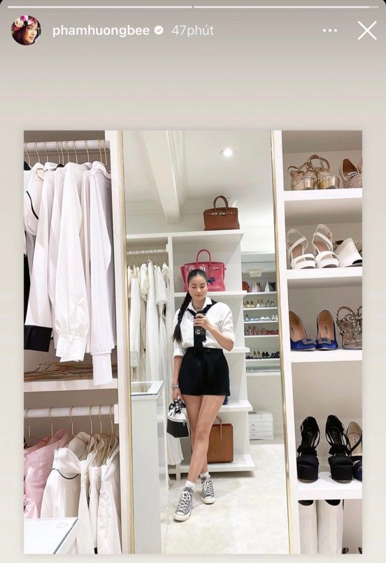 Bỏ showbiz sang mỹ sinh con chân dài hải phòng giờ ăn sung mặc sướng liên tục được mẹ chồng tặng hột xoàn - 1
