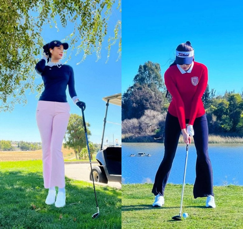 Chia tay matt liu hương giang dát hàng trăm triệu ra sân golf vẫn chưa bằng hoa hậu quốc dân việt ở mỹ - 11