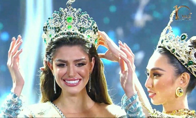 Chung kết miss grand international 2022 mỹ nhân brazil đăng quang nhận vương miện từ thuỳ tiên - 1