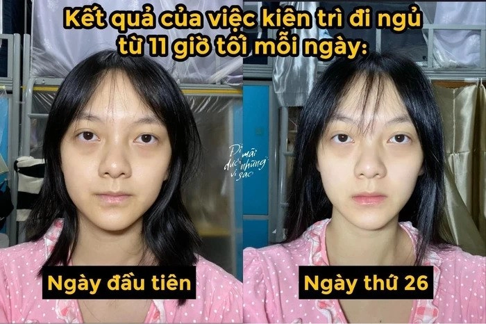 Cô gái có màn thay đổi làn da ngoạn mục nhờ đi ngủ chị em áp dụng ngay để có da đẹp kịp đón tết - 5