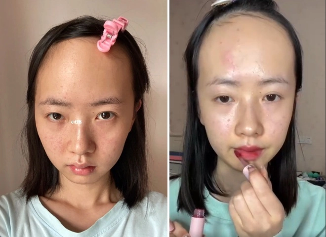 Cô gái mặt đầy mụn trán sân bay học đòi makeup tưởng quê mùa ai ngờ thành mỹ nhân - 2