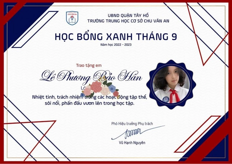 Con gái hồng đăng đạt học bổng bố mẹ tự hào khoe - 2