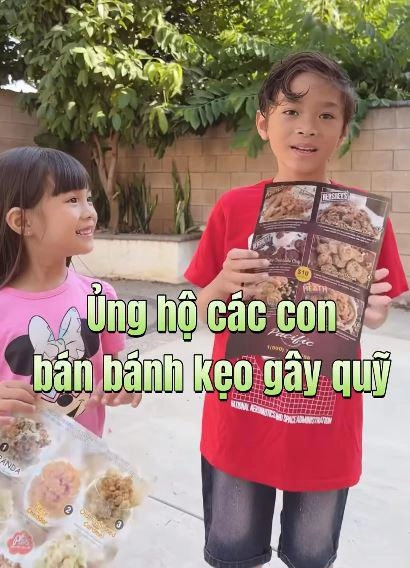 Con trai ngô kiến huy bán bánh ở mỹ tự tin kêu gọi mọi người mua bằng tiếng việt - 1