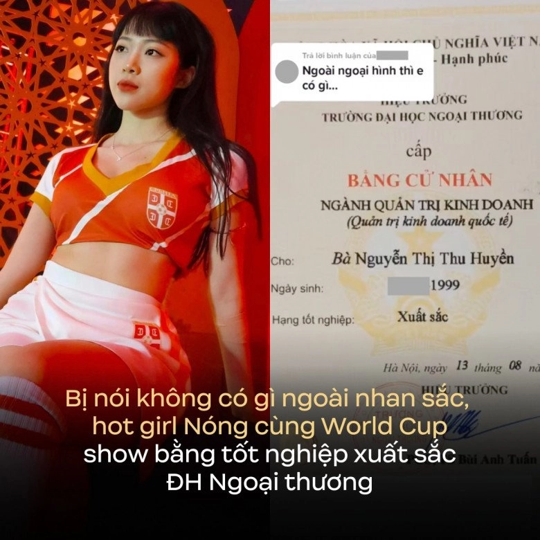 Danh tính hotgirl nóng cùng world cup tốt nghiệp ngoại thương xuất sắc như lương thuỳ linh body đỉnh múa quạt triệu view - 3