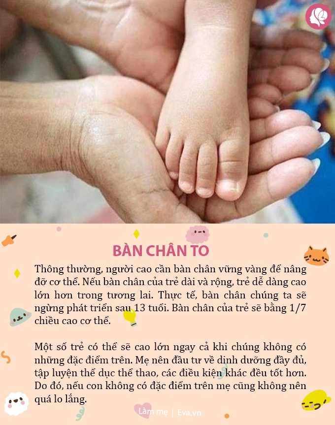 Để biết con lớn lên sẽ cao hay lùn mẹ chỉ cần nhìn đặc điểm này của trẻ - 3