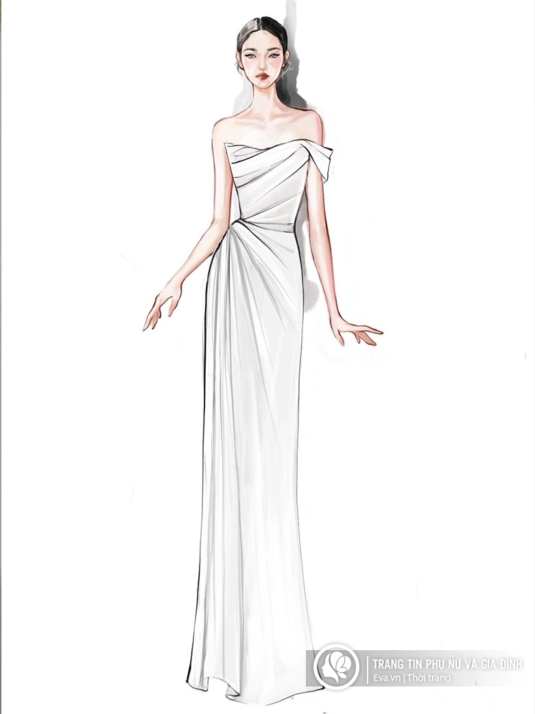 Độc quyền tăng thanh hà và nguồn gốc chiếc váy cưới được thiết kế riêng sang như nữ hoàng - 4