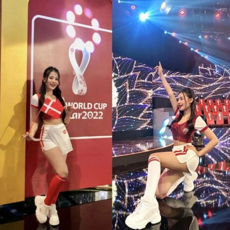 Giảng viên lương thuỳ linh thế chân dàn hotgirl bình luận world cup không mặc khoe đùi vẫn được lòng dân - 2