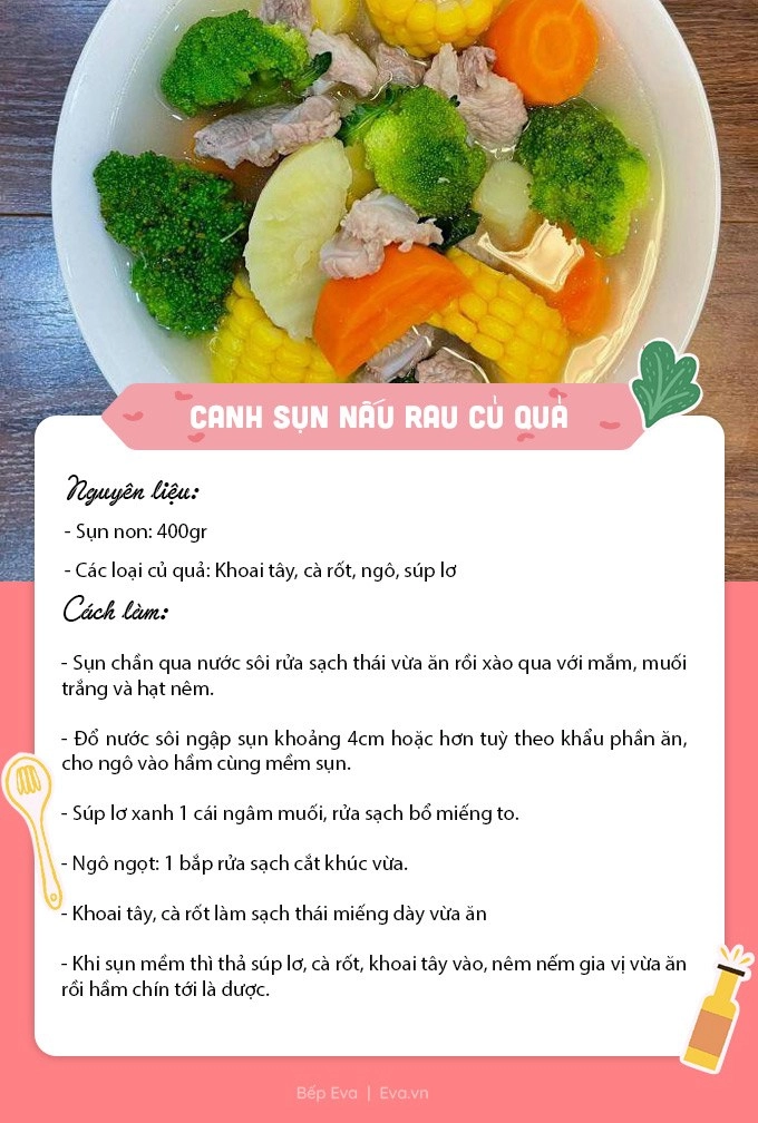 Gợi ý bữa cơm cực đơn giản để chồng vụng mấy cũng nấu được cho vợ ngày 2010 - 3