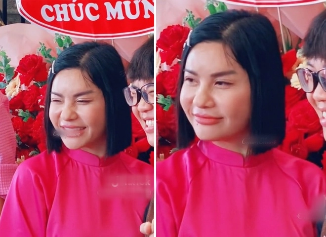 Hậu công khai ảnh cưới cát phượng tái xuất với gương mặt đơ cứng môi tều dân mạng đoán có tiêm chích nhẹ - 2