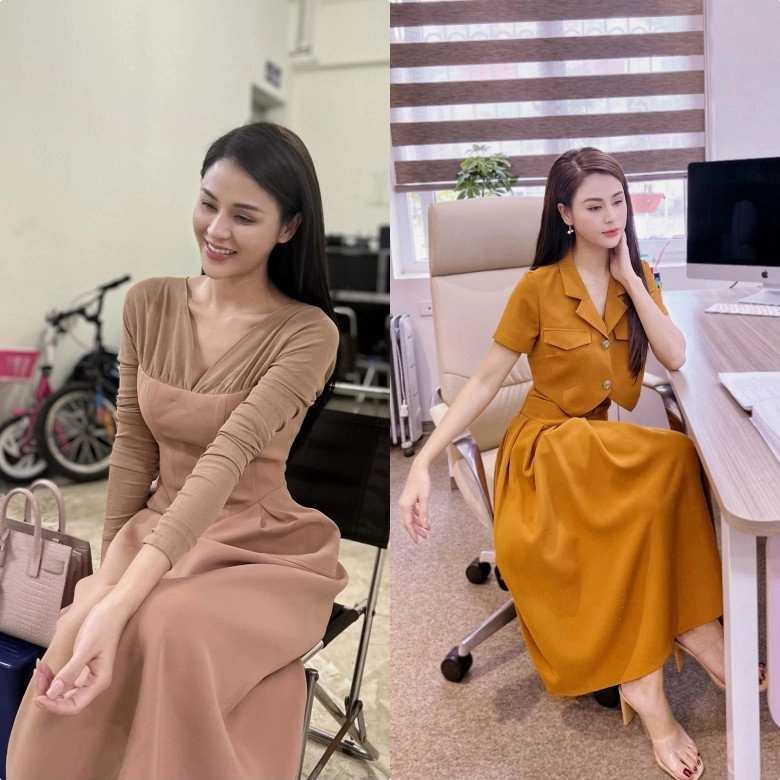 Lương thu trang sắp soán ngôi thánh nữ công sở của phan minh huyền stylist tiết lộ số đo 3 vòng khủng - 7