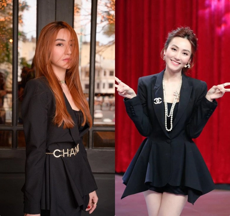 Mặc mỗi áo blazer chị đẹp ngân khánh trổ tài xào nấu lấp ló bra vẫn chuẩn tình đầu quốc dân - 9