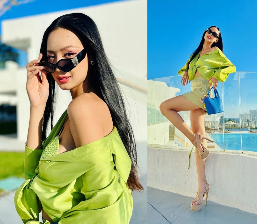 Mãn nhãn phần thi áo tắm của bảo ngọc tại miss intercontinental 2022 chiều cao chạm nóc catwalk đỉnh - 8