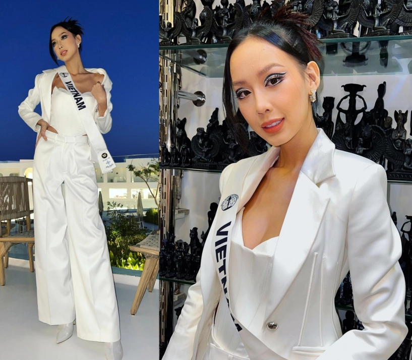 Mãn nhãn phần thi áo tắm của bảo ngọc tại miss intercontinental 2022 chiều cao chạm nóc catwalk đỉnh - 9