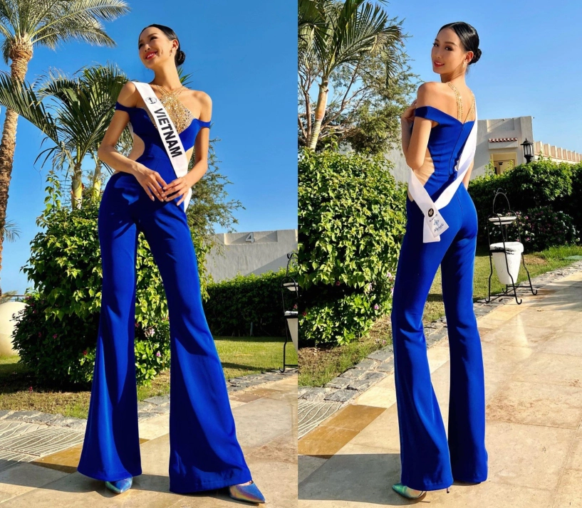 Mãn nhãn phần thi áo tắm của bảo ngọc tại miss intercontinental 2022 chiều cao chạm nóc catwalk đỉnh - 10