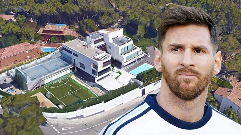 Messi có 4 cơ ngơi đắt giá tại sao không chiếc máy bay nào trên thế giới có thể bay qua nóc nhà messi - 1