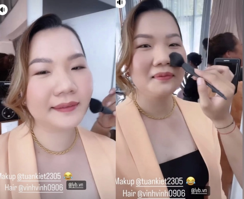 Người làm của ngọc trinh có cả ekip makeup riêng nhan sắc ngày càng lên hương - 2