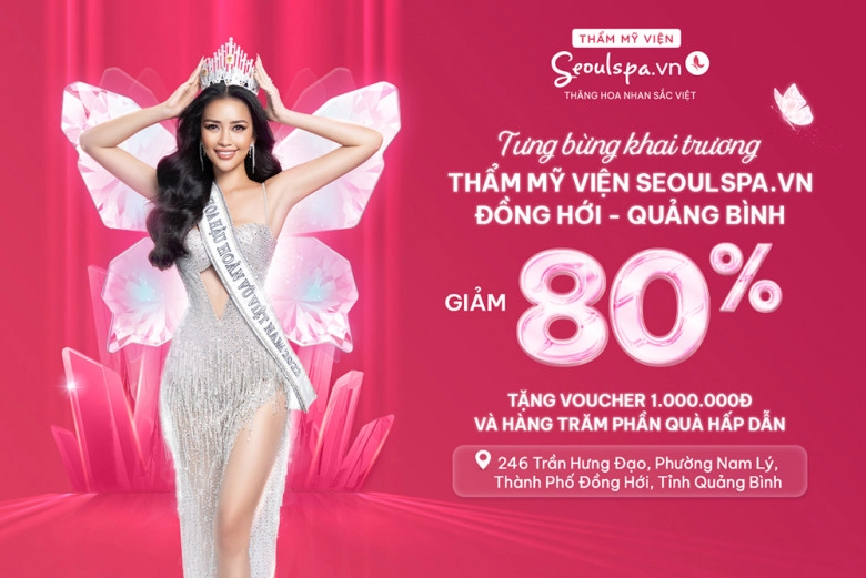 Nhận mưa ưu đãi 80 mừng khai trương thẩm mỹ viện seoulspavn đồng hới - quảng bình - 1