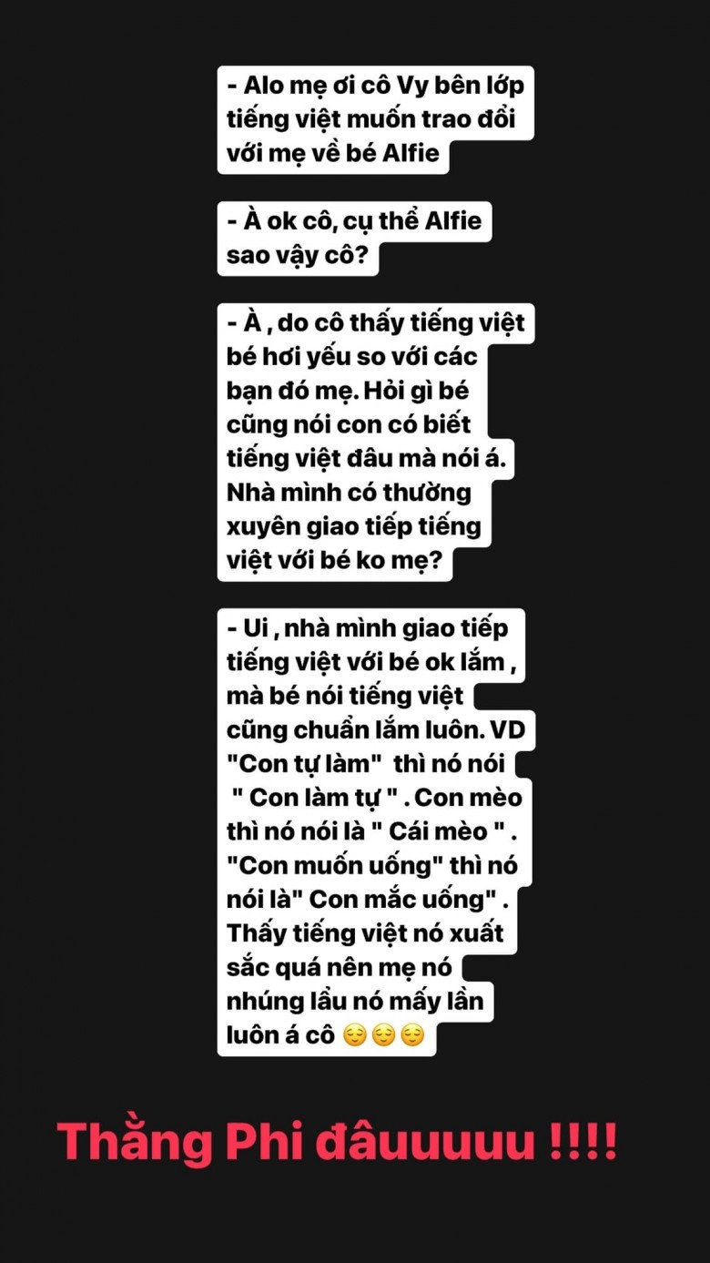 Nuôi dạy con lai elly trần khổ tâm cách alfie nói tiếng việt lan phương cao thủ ngoại ngữ dạy con nói song ngữ - 3