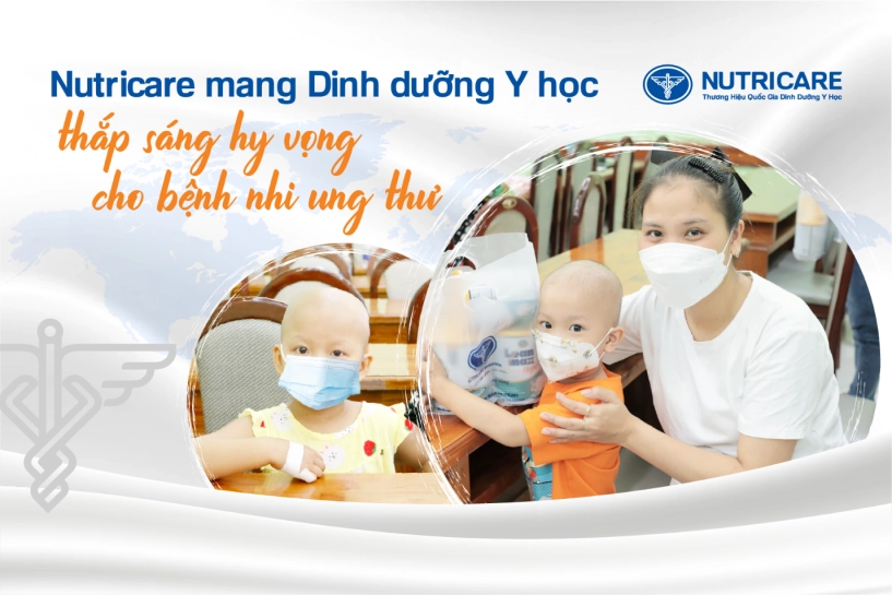 Nutricare mang dinh dưỡng y học thắp sáng hy vọng cho bệnh nhi ung thư - 1