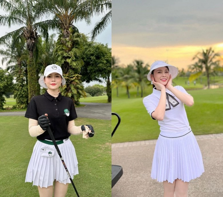 Thời trang đánh golf của hotgirl sam xinh hơn hiền hồ đắt hơn hoa hậu đẳng cấp đại gia tài sản 50 tỷ - 9