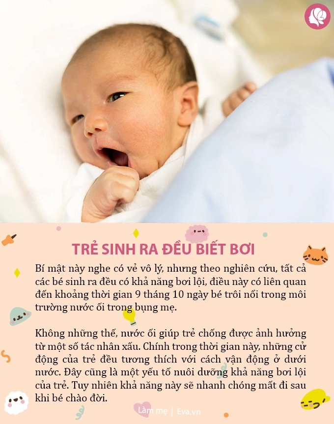 Trẻ sơ sinh biết bơi nhận ra mùi của mẹ 6 bí mật thú vị về trẻ khiến ai cũng ngã ngửa - 2