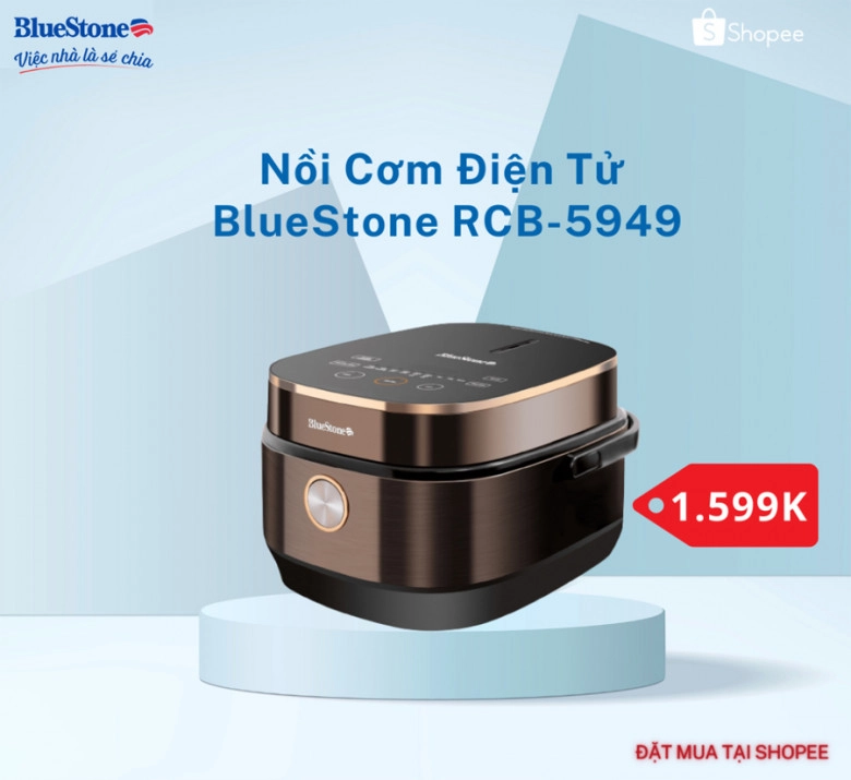 Tưng bừng ngày hội thương hiệu bluestone hội chị em hẹn nhau lên shopee săn loạt trợ thủ nhà bếp giá siêu hời - 5