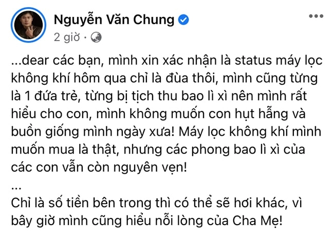 Con bằng kiều tự giữ 30 triệu lì xì con ns nguyễn văn chung suýt bị bố cuỗm 67 triệu - 2