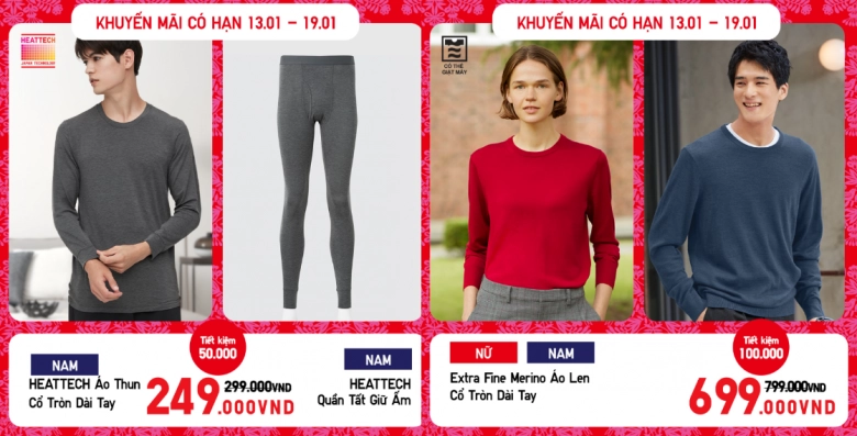 F5 tủ đồ tết năm nay với những trang phục ưu đãi từ uniqlo chỉ từ 249k - 3