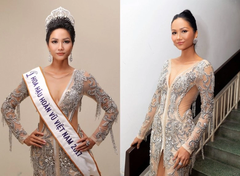 Mặc lại váy đăng quang 4 năm trước hoa hậu việt nam đầu tiên đạt vương miện quốc tế làm nhiều người đồng cảm - 15