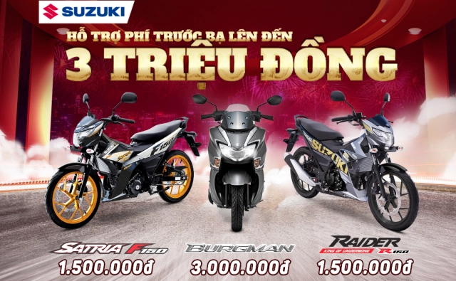 Mở màn 2023 suzuki tung ngay lì xì lên đến 3 triệu đồng đón mừng năm mới - 1