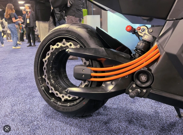 Verge ts ultra - mẫu xe mô tô điện đầu tiên sử dụng động cơ điện không trục - 2
