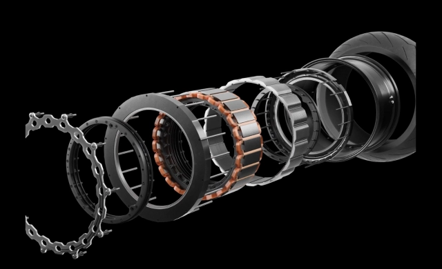 Verge ts ultra - mẫu xe mô tô điện đầu tiên sử dụng động cơ điện không trục - 4