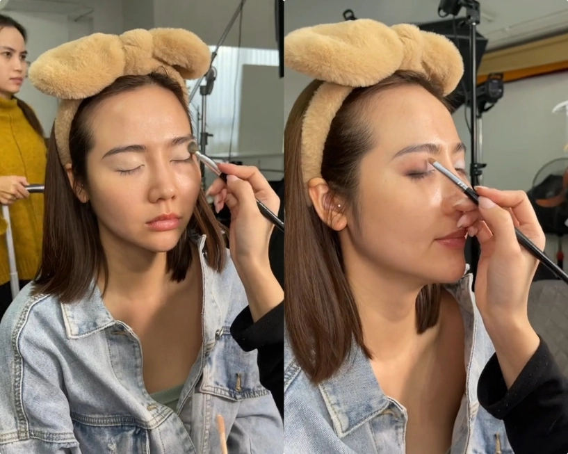 Xuất hiện mỹ nhân ăn phấn son nhất vũ trụ điện ảnh vtv trước và sau make-up như 2 người - 6