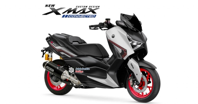 Yamaha xmax connected mới - phiên bản thể thao được tiết lộ - 1