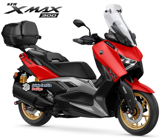 Yamaha xmax connected mới - phiên bản thể thao được tiết lộ - 5