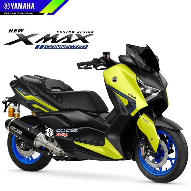 Yamaha xmax connected mới - phiên bản thể thao được tiết lộ - 6