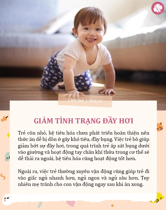 5 lợi ích khi trẻ tập bò bé càng bò nhiều càng thông minh iq tăng lên mỗi ngày - 6