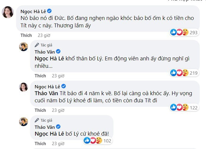 Con trai thảo vân thông báo sắp đi du học vợ công lý kể bố nghẹn ngào khóc bảo bố không có tiền cho tít - 3