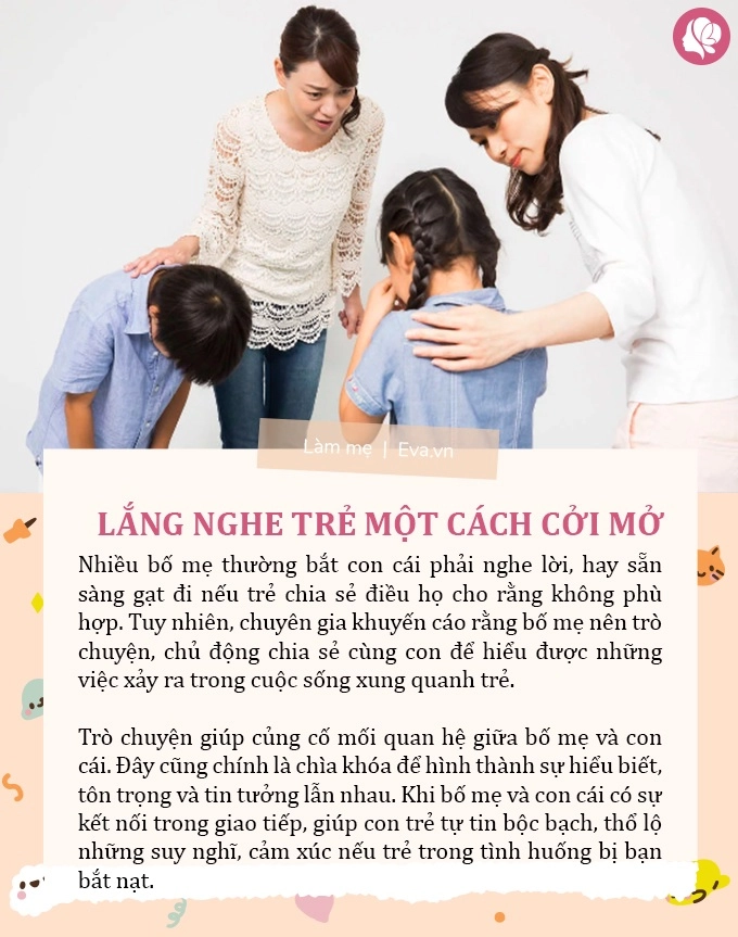 Giáo sư tâm lý con đi học bị bạn đánh bảo con mách thầy cô là đang hại con 5 cách cao tay dạy con đáp trả - 2