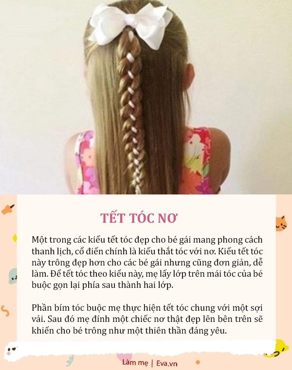 Kiểu tóc tết dễ làm cho bé chơi tết mẹ chỉ cần 5 phút con thêm đáng yêu ai cũng khen - 4