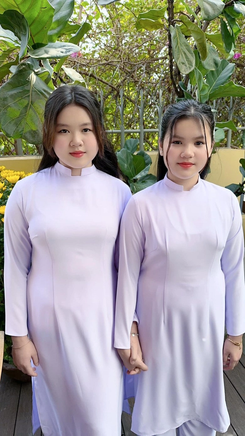13 tuổi có nhà 200 tỷ con gái hoa hậu phương lê chỉ diện áo dài trắng giản dị du xuân - 6
