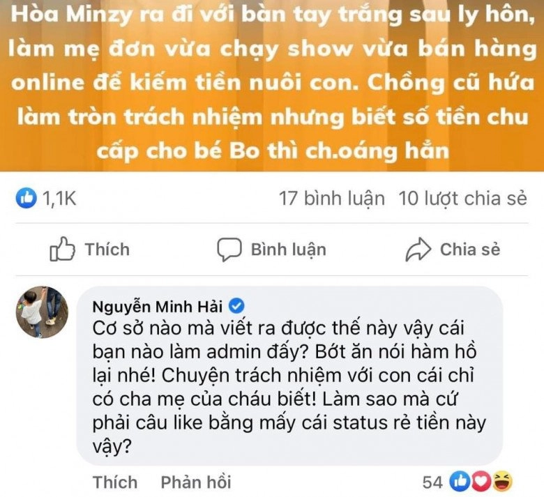 Chồng cũ thiếu gia lên tiếng trước tin hoà minzy ra đi tay trắng nhận trợ cấp nuôi con ít ỏi sau chia tay - 2