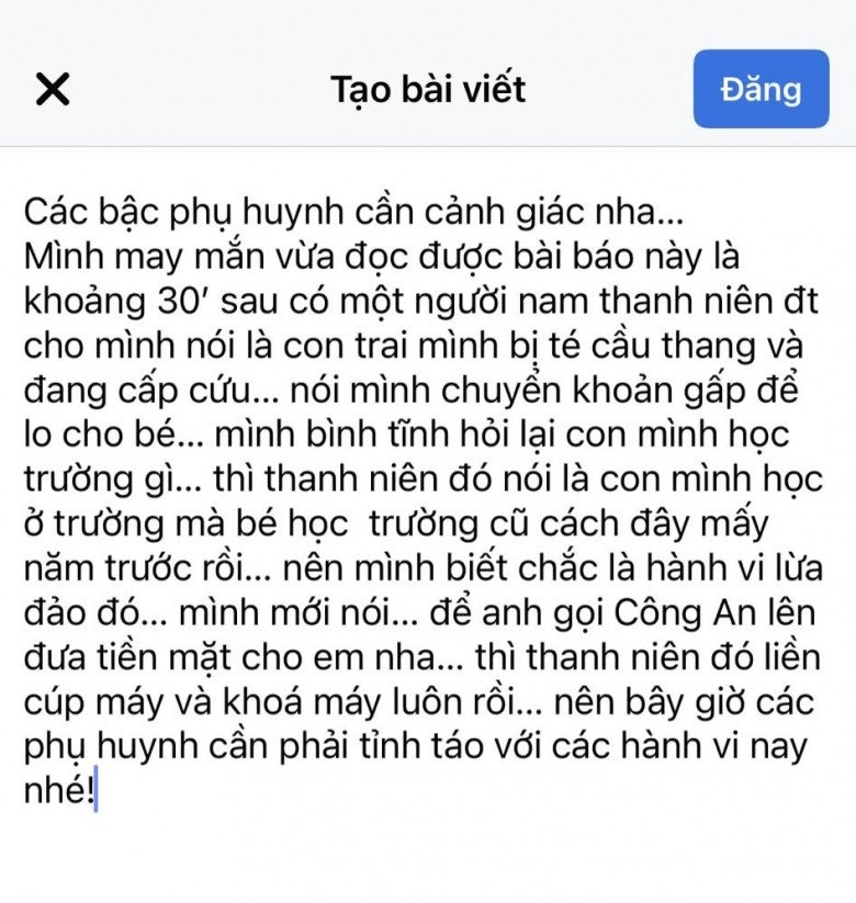 Chồng lâm vỹ dạ nhận tincon trai nhập viện cấp cứu yêu cầu chuyển khoản ông bố bình tĩnh hỏi 1 câulật mặt kẻ lừa đảo - 2