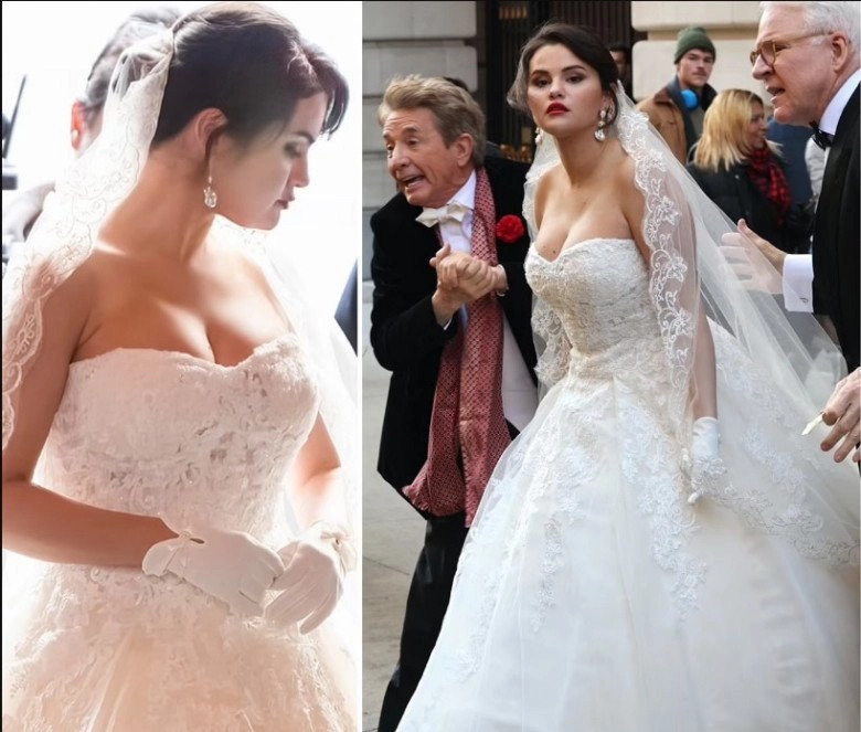 Cô dâu được nhiều người yêu nhất thế giới tăng cân vào hết vòng 1 diện váy cưới trông muốn ngộp thở - 2