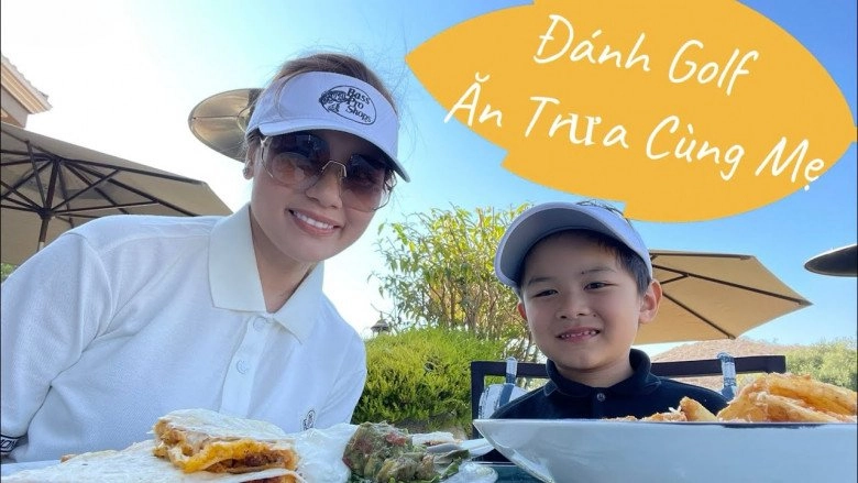 Con trai đan trường điển trai hệt bố lên đồ đi đánh golf đắt đỏ dinh thự 4000m2 hóa phông nền - 4