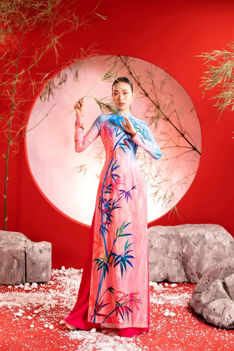 Hoa hậu việt có tên kêu như chuông diện áo dài kêu gọi bảo tồn và phát triển cây tre việt nam - 4